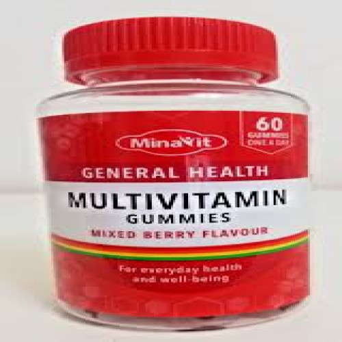 Minavit Multivitamin Gummies Mixed Berry Flavour